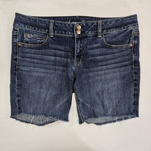 American Eagle Outfitters Artist cut-off denim jean shorts women's size …